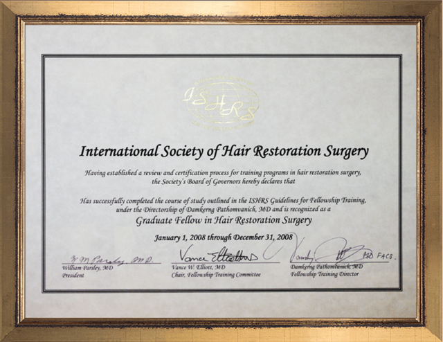 Gold Follicle Award